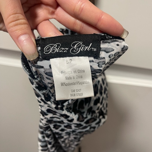 Y2K Leopard Print Mini Dress - Picture 4 of 4